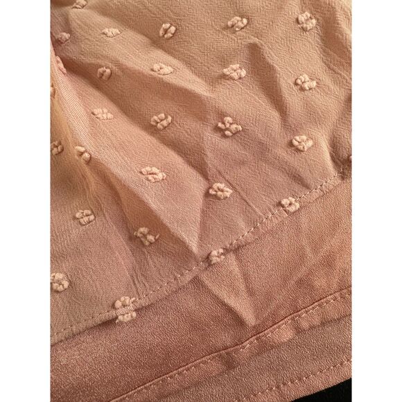 Who What Wear Dusty Rose Pink Chiffon Tier Dress size M Romantic Coquette Style - Picture 7 of 7